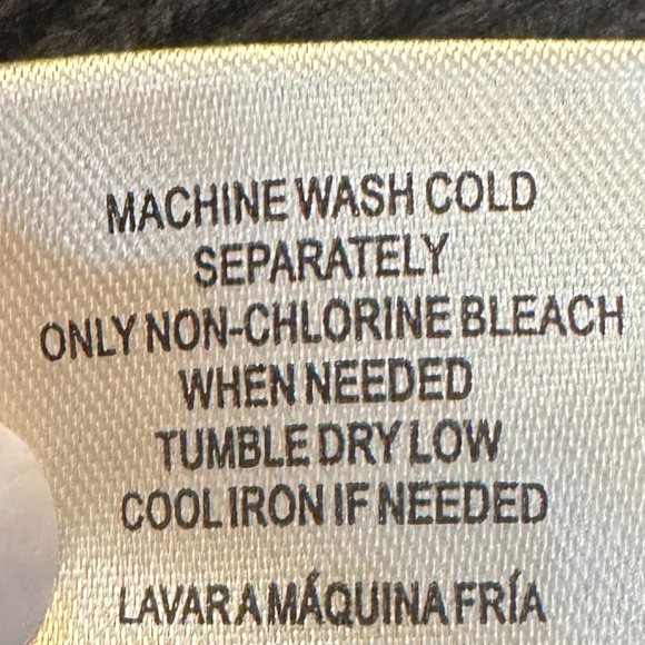 Men's Weatherproof Vintage Cotton Black Cable Knit Quarter Zip Sweater Size XL - Picture 7 of 7